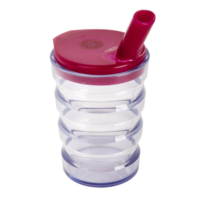 Rillenbecher transparent